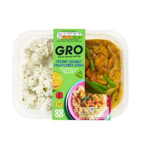 GRO Creamy Coconut Cauliflower Curry 370g GRO Creamy Coconut Cauliflower Curry 370g
