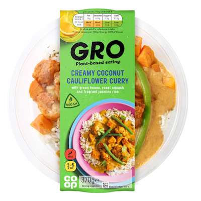 GRO Creamy Coconut Cauliflower Curry 370g GRO Creamy Coconut Cauliflower Curry 370g