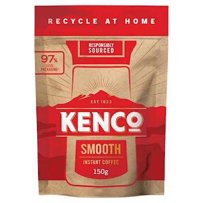 Kenco Smooth Instant Coffee Paper Refill 150g Kenco Smooth Instant Coffee Paper Refill 150g