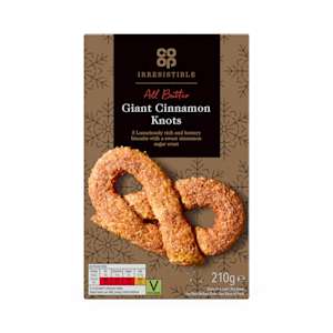 Co-op Irresistible 5 Giant Cinnamon Sugar Knots Co-op Irresistible 5 Giant Cinnamon Sugar Knots