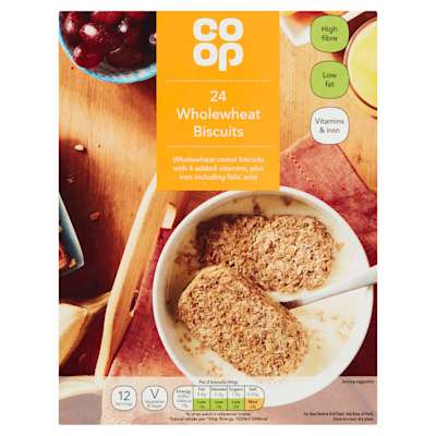Co-op Wholewheat Biscuits 24pk Co-op Wholewheat Biscuits 24pk