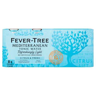 Fever-tree Mediterranen Tonic Water 8x150ml Fever-tree Mediterranen Tonic Water 8x150ml