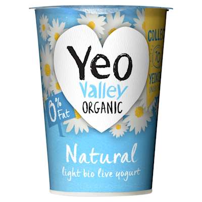 Yeo Valley Organic 0% Fat Natural Yogurt 450g Yeo Valley Organic 0% Fat Natural Yogurt 450g