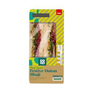 Co-op Spiced Onion Bhaji Sandwich Co-op Spiced Onion Bhaji Sandwich