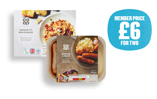 2 for £6 Ready Meals