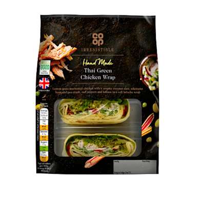 Co-op Irresistible Thai Green Chicken Wrap Co-op Irresistible Thai Green Chicken Wrap