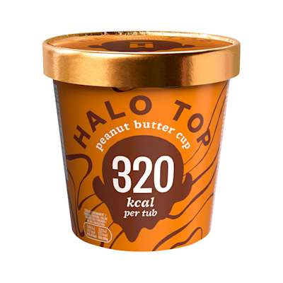 Halo Top Peanut Butter Cup Low Calorie Ice Cream 473ml Halo Top Peanut Butter Cup Low Calorie Ice Cream 473ml