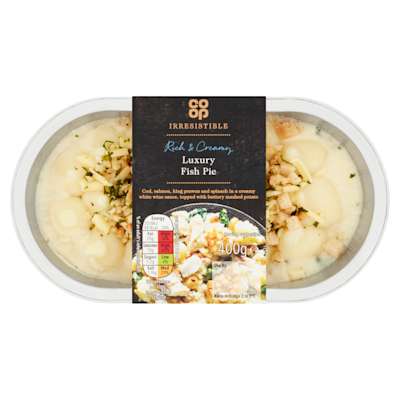 Co-op Irresistible Fish Pie 400g Co-op Irresistible Fish Pie 400g