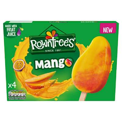 Rowntree's Mango Stick 4x70ml Rowntree's Mango Stick 4x70ml