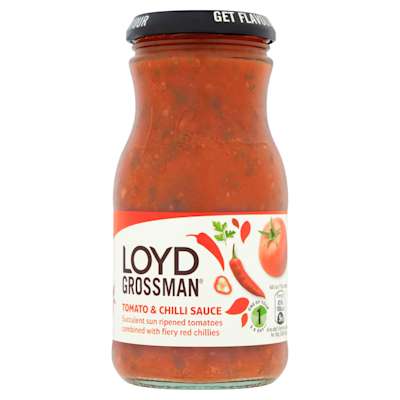 Loyd Grossman Tomato & Chilli Sauce 350g Loyd Grossman Tomato & Chilli Sauce 350g