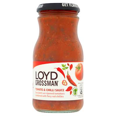 Loyd Grossman Tomato and Chilli Sauce 350g Loyd Grossman Tomato and Chilli Sauce 350g