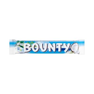 Bounty Coconut & Milk Chocolate Snack Bar Duo 57g Bounty Coconut & Milk Chocolate Snack Bar Duo 57g