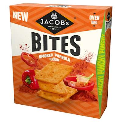 Jacob's Bites Smoked Paprika 5x125g Jacob's Bites Smoked Paprika 5x125g