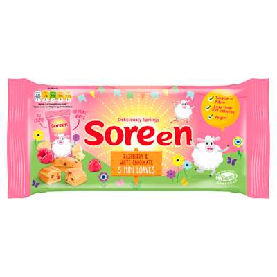 Soreen Easter Raspberry & White Chocolate Soreen Easter Raspberry & White Chocolate