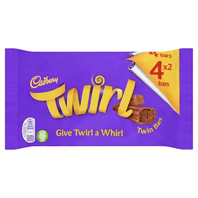 Cadbury Twirl 4 Pack 136g Cadbury Twirl 4 Pack 136g