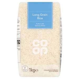 Co-op Long Grain Rice 1kg Co-op Long Grain Rice 1kg