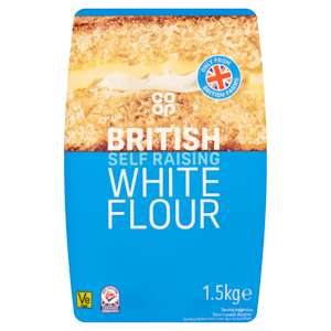 Co-op Self Raising White Flour 1.5kg Co-op Self Raising White Flour 1.5kg