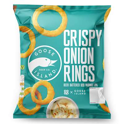 Goose Island Crispy Onion Rings 400g Goose Island Crispy Onion Rings 400g