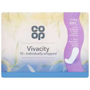 Co-op Vivacity Extra 10 Individually Wrapped Co-op Vivacity Extra 10 Individually Wrapped
