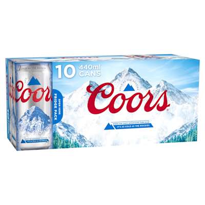 Coors Cans 10 x 440ml Coors Cans 10 x 440ml