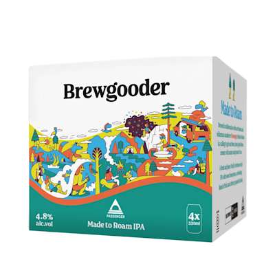 Brewgooder X Passenger 4x330ml Brewgooder X Passenger 4x330ml