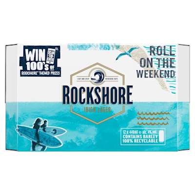 Rockshore Lager Cans 12 x 440ml Rockshore Lager Cans 12 x 440ml