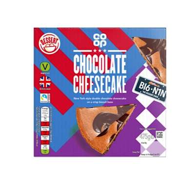 Co-op Double Chocolate Cheesecake 475g Co-op Double Chocolate Cheesecake 475g