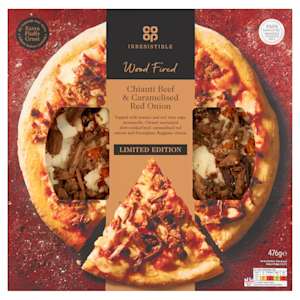 Co-op Irresistible Chianti Beef Pizza 476g Co-op Irresistible Chianti Beef Pizza 476g