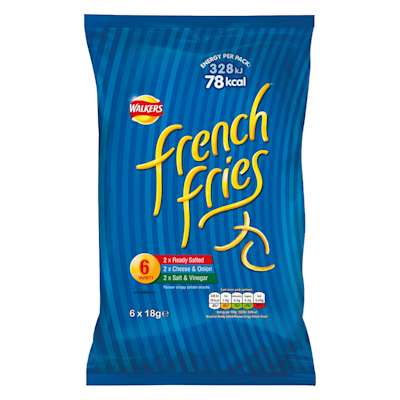 Walkers Variety French Fries 6x19g Walkers Variety French Fries 6x19g