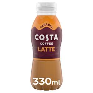 Costa Coffee Caramel Iced Latte 330ml  Costa Coffee Caramel Iced Latte 330ml