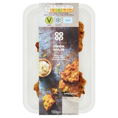Co-op Onion Bhajis 100g Co-op Onion Bhajis 100g