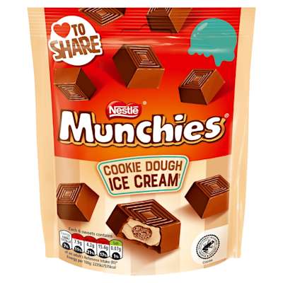 Nestle Munchies Cookie Dough Ice Cream 97g Nestle Munchies Cookie Dough Ice Cream 97g