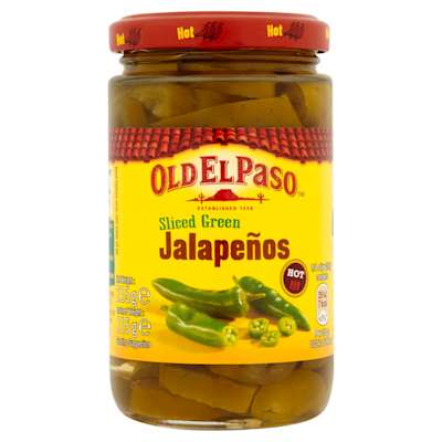 Old El Paso Sliced Jalapenos 215g Old El Paso Sliced Jalapenos 215g