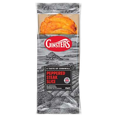 Ginsters Deep Fill Pepper Steak Slice 170g Ginsters Deep Fill Pepper Steak Slice 170g