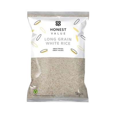 Co-op Honest Value Long Grain Rice 1kg Co-op Honest Value Long Grain Rice 1kg