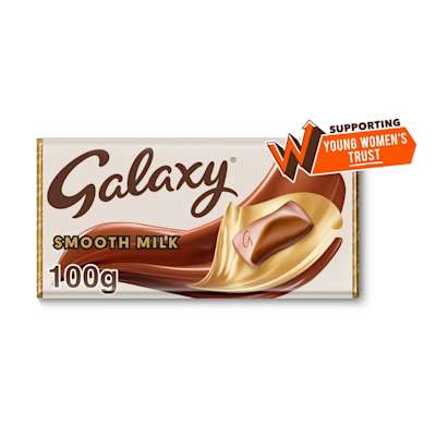 Galaxy Smooth Milk Chocolate Block Bar 100G Galaxy Smooth Milk Chocolate Block Bar 100G