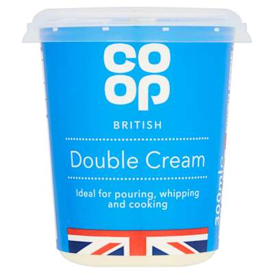 Co-op British Double Cream 300ml Co-op British Double Cream 300ml