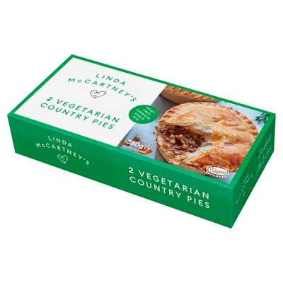 Linda Mccartney Meat Free Country Pies 2pk 380g Linda Mccartney Meat Free Country Pies 2pk 380g