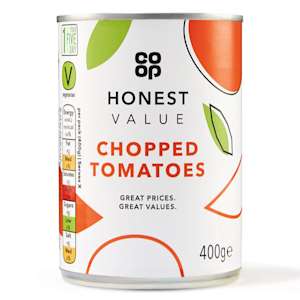 Co-op Honest Value Chopped Tomatoes 400g Co-op Honest Value Chopped Tomatoes 400g