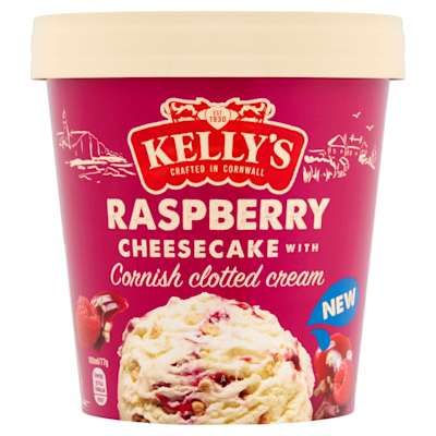 Kelly's Raspberry Cheesecake Ice Cream 425ml Kelly's Raspberry Cheesecake Ice Cream 425ml