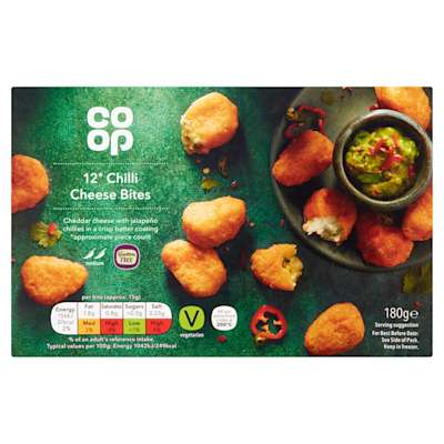 Co-op Chilli Cheese Bites 180g Co-op Chilli Cheese Bites 180g