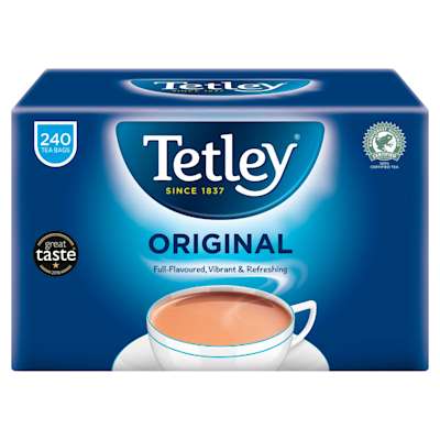 Tetley 240 Resealable Tea Bags 750g Tetley 240 Resealable Tea Bags 750g