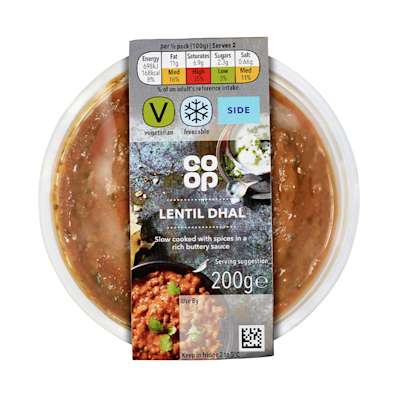 Co-op Takeaway Lentil Dhal 200g Co-op Takeaway Lentil Dhal 200g