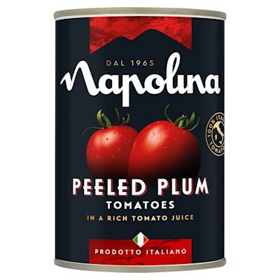 Napolina Peeled Plum Tomatoes 400g Napolina Peeled Plum Tomatoes 400g
