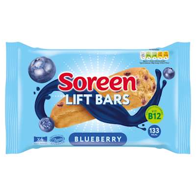 Soreen Lift Bars Blueberry 4x42g Soreen Lift Bars Blueberry 4x42g