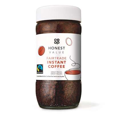 Co-op Honest Value Fairtrade Instant Coffee 100g Co-op Honest Value Fairtrade Instant Coffee 100g