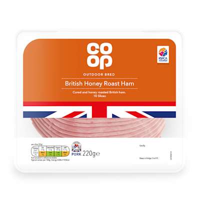 Co-op Honey Roast Ham 220g Co-op Honey Roast Ham 220g