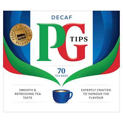 PG Tips 70 Tea Bags Decaf 203g PG Tips 70 Tea Bags Decaf 203g