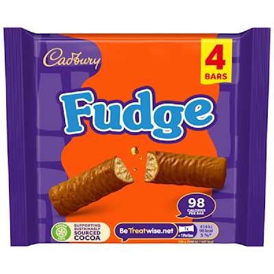 Cadbury Fudge 4 Pack 88G Cadbury Fudge 4 Pack 88G