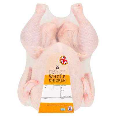 Co-op British Medium Whole Bird 1.7kg Co-op British Medium Whole Bird 1.7kg